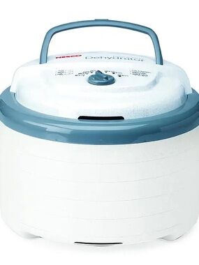 Nesco Professional Food Dehydrator - White with Light Blue/Gray Trim 75PR